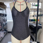 New Women's One-Piece Swimsuit with Backless Design