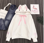 Plum Blossom Print Hooded Sweatshirt for Girls | Streetwear