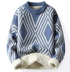 Men's Knitted Round Neck Cashmere Sweater