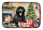 Newfoundland Cozy Christmas Dish Drying Mat