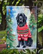 Newfoundland Christmas Garden Flag