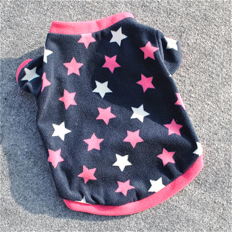 Warm Polar Fleece Hoodie for Pets in Autumn/Winter