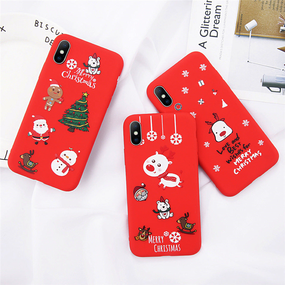 Red Christmas Phone Case for iPhone 8 Plus & 7 | Protective Cover