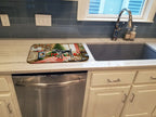 Irish Wolfhound Christmas Cookies Dish Drying Mat