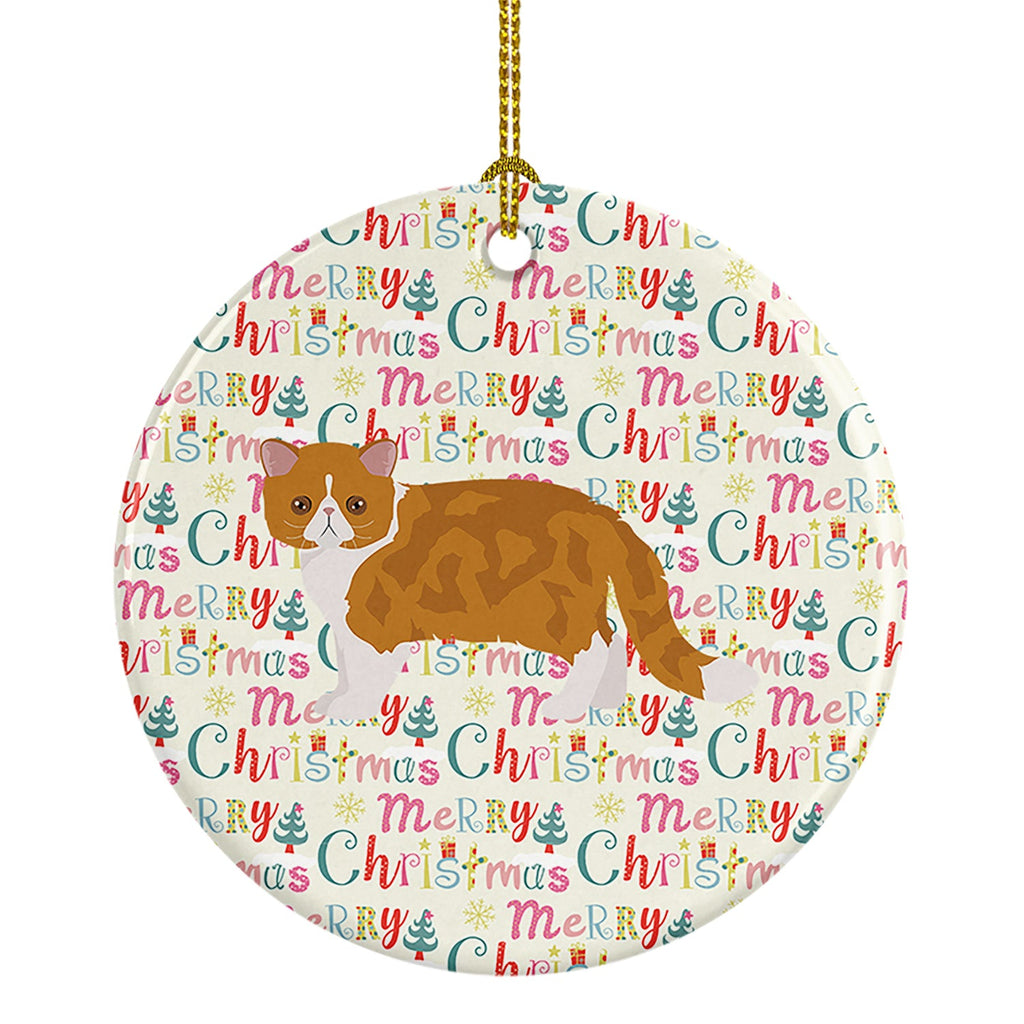 Exotic Shorthair #3 Cat Christmas Ceramic Ornament