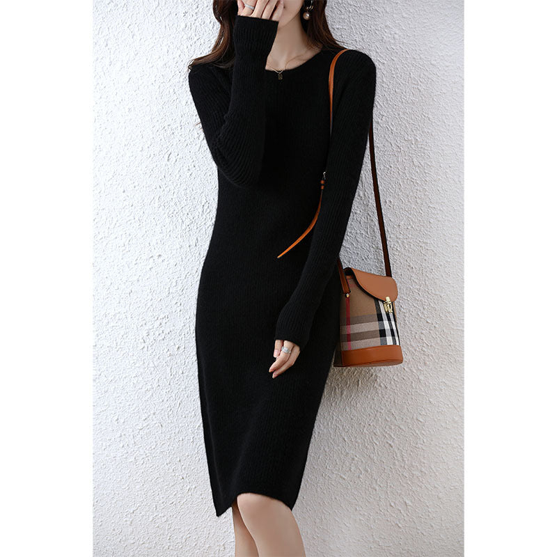 Women's Solid Color Woolen Sweater Fashion
