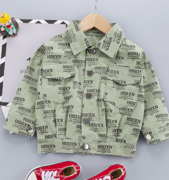 Fashionable Western Style Casual Spring Coat for Boys