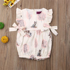 Girls' Cotton Baby Romper Sleepwear Jumpsuit
