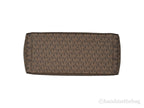 Michael Kors Jet Set Brown Signature X Cross Chain Tote