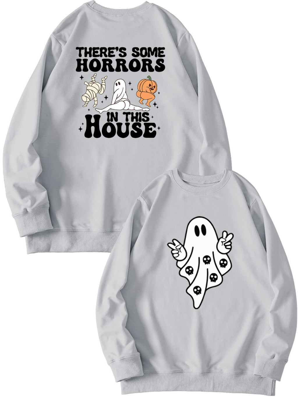 Women's Casual Printed Pullover Long Sleeve Sweater | Streetwear