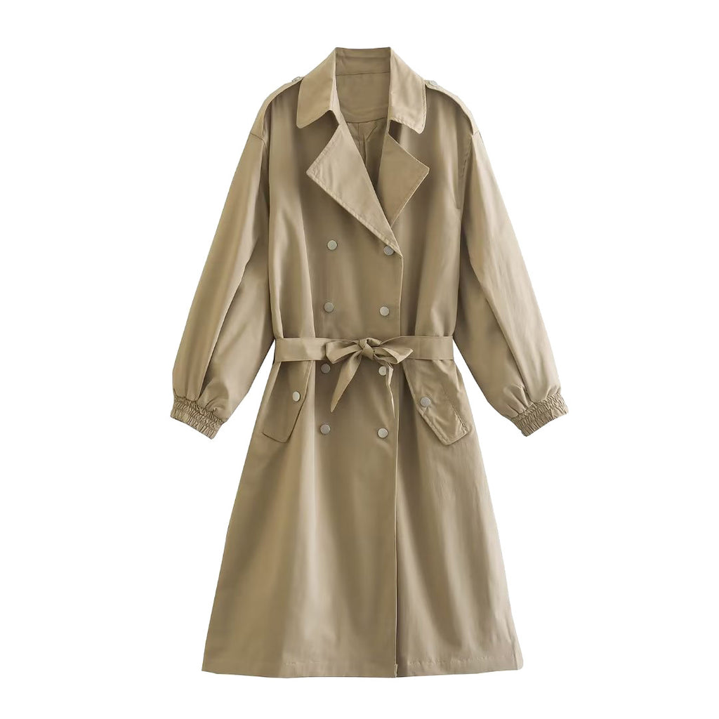 Women's Loose Jacket with Stretch Cuff Windbreaker