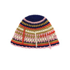 Hand Crocheted Beanie Pot Hat for Women | Embroidered Cap