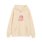 Pink Milk Carton Loose-fitting Comfortable Hoodie | Streetwear