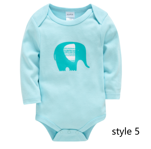 2020 New Cotton Long Sleeve Baby Bodysuit