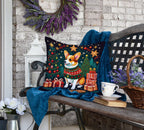 Corgi Christmas Throw Pillow