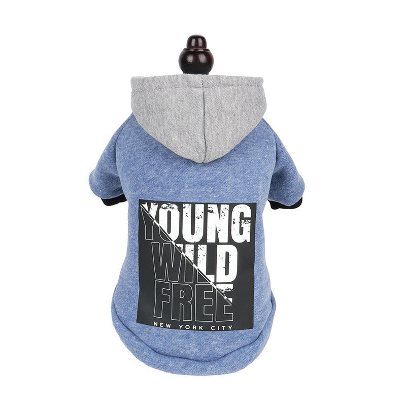 Hooded Sweatshirt with Letter Print Design | Streetwear