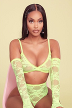 Lace Sexy Cami Three-Piece Lingerie for Women