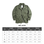 Maden M65 Oversize Army Green Denim Jacket for Men