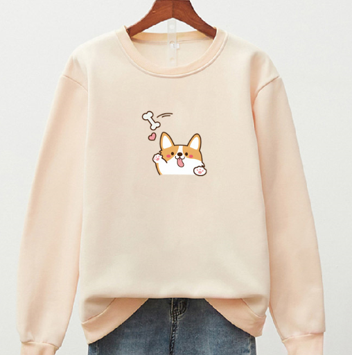 Women's Shiba Cheek Pinch Sweatshirt | Streetwear