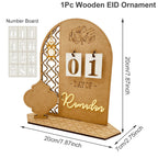 Wood Christmas DIY Countdown Calendar Pendant Decor
