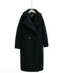 Long Winter Cashmere Lamb Winter Coat