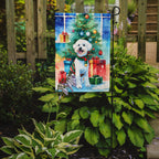 Bichon Frise Christmas Garden Flag