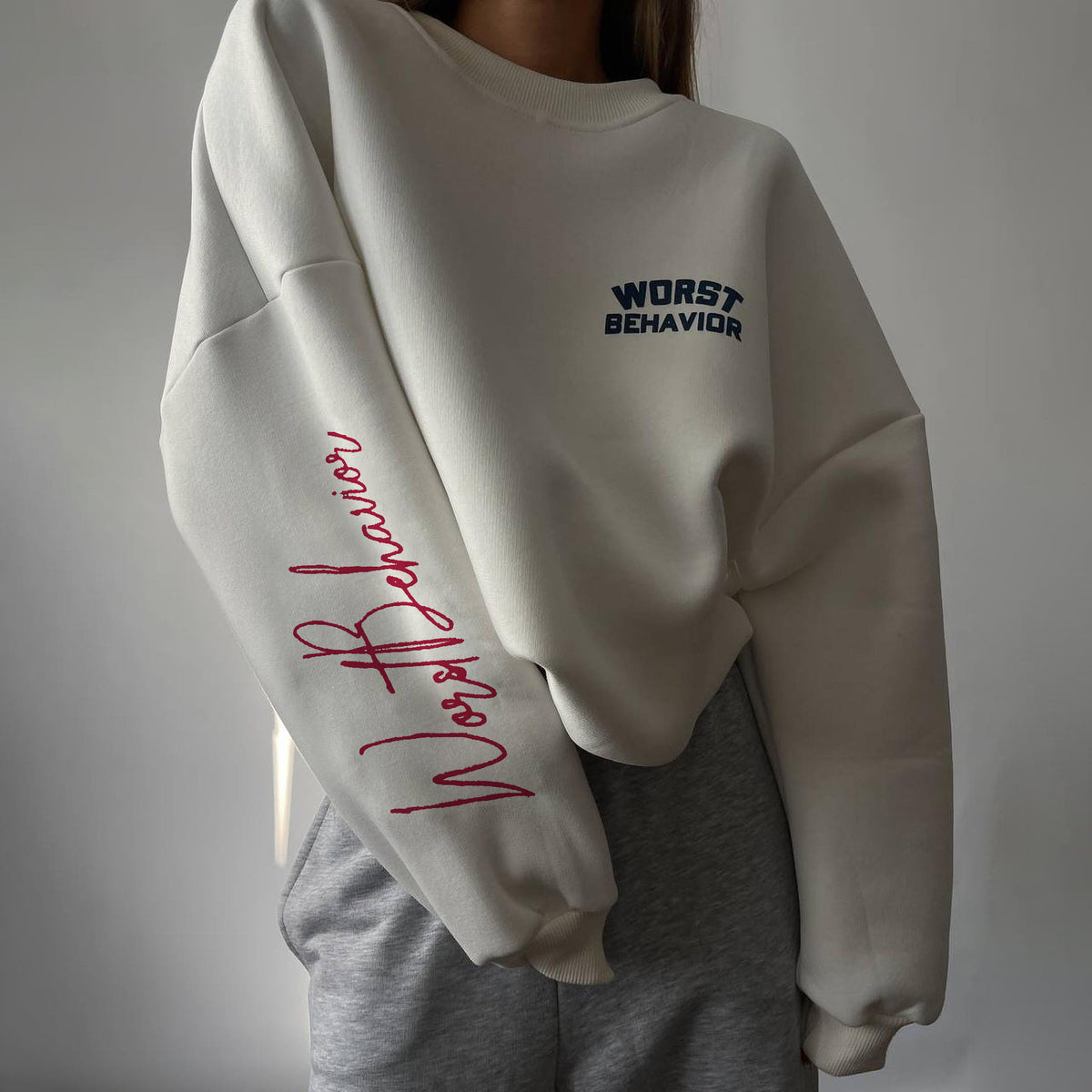 Japanese Style Women's Round Neck Fashion Sweater