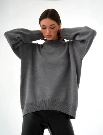 Loose Crew Neck Sweatshirt for Women | Streetwear