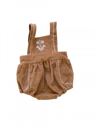 Cotton Cute Baby Girl Bodysuit with Bib Set