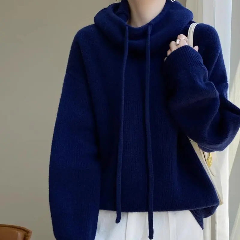 Women's Long-Sleeve Warm Casual Sweater - Autumn & Winter