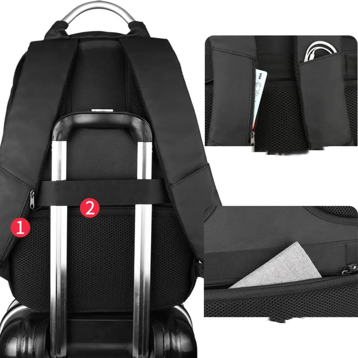 [Unpriced] Large Capacity Business Travel Backpack | Faith Streetwear