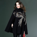 Thickened Pullover Sweater Cloak for Women | Streetwear