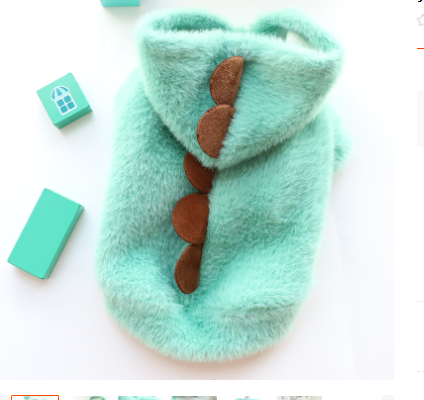 Simple Pet Warm Hoodie for Home Fashion