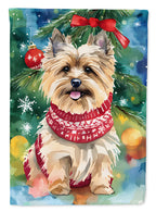 Cairn Terrier Christmas Garden Flag