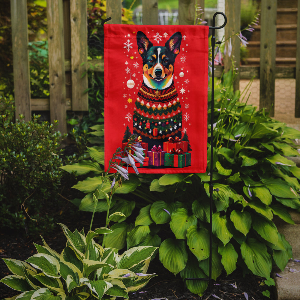 Lancashire Heeler Holiday Christmas Garden Flag