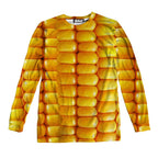 3D Geometric Pattern Oversized Round Neck Sweater