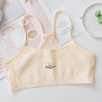 Girls' Wireless Spaghetti Strap Training Bra