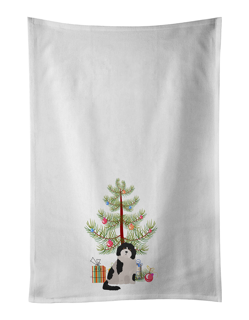 Cavachon #3 Christmas Tree Kitchen Towel Set of 2