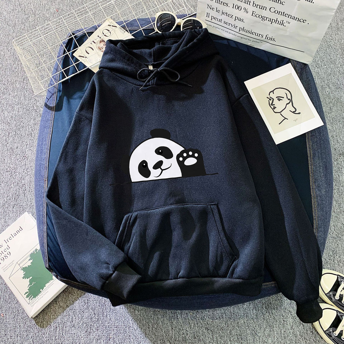 Casual Printed Round Neck Sweater for Men and Women