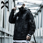 11 BYBB'S DARK 2021 Multi-pocket Black Windbreaker Jacket
