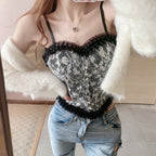 Floral Beaded Tube Top for Women - Versatile Wear
