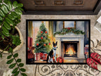 Basenji Cozy Christmas Doormat