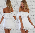 Off-Shoulder Lace Dress