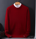 Men's Oversized Knit Round Neck Sweater