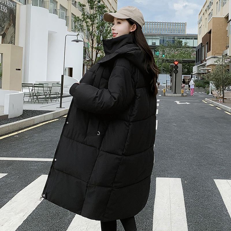 2023 Women's Cotton Puffer Jacket with Hooded Parka