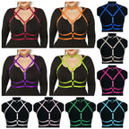 Plus Size Heart Bikini Top - Simple Punk Style