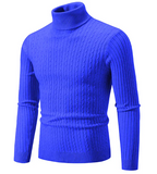 Men's High Collar Pullover Sweater | Streetwear