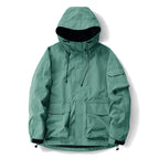 Men's Fashionable Loose Fit Multi-Pocket Jacket