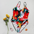2022 Women's Digital Print One-Piece Bikini Swimsuit