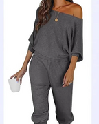 Off-the-shoulder Long Sleeve Pullover | Streetwear